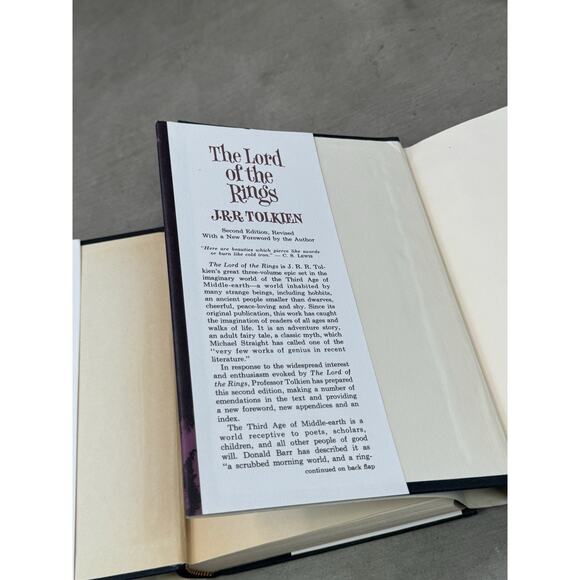 The Lord of The Rings 1965 Trilogy J.R.R. Tolkien Second Edition Revised Books - Picture 10 of 16